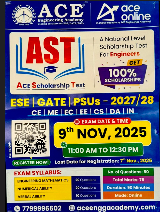 ACE Engineering Academy Scholarship Test