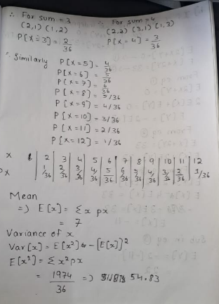 Dice probability solution part 2