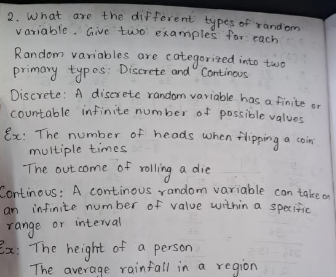 Random variables solution part 1